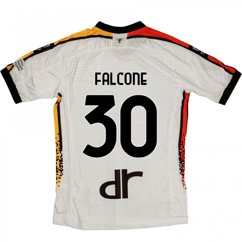 Homem Camisola Wladimiro Falcone #30 Preto Branco Alternativa 2024/25 Camisa Brasil