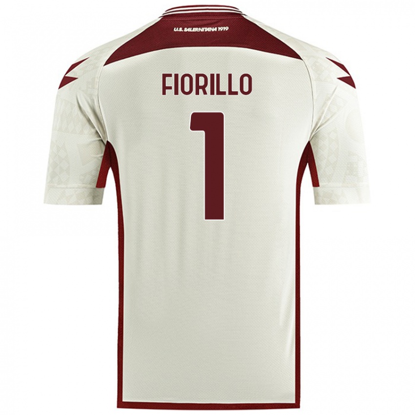 Homem Camisola Vincenzo Fiorillo #1 Cor Do Creme Alternativa 2024/25 Camisa Brasil