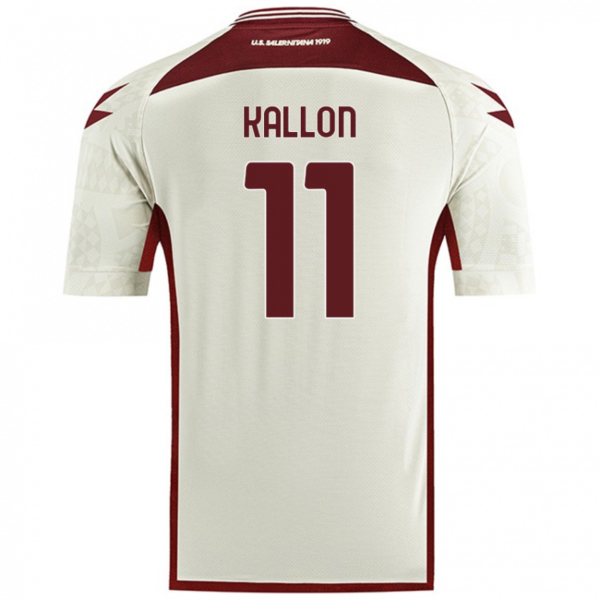 Homem Camisola Yayah Kallon #11 Cor Do Creme Alternativa 2024/25 Camisa Brasil