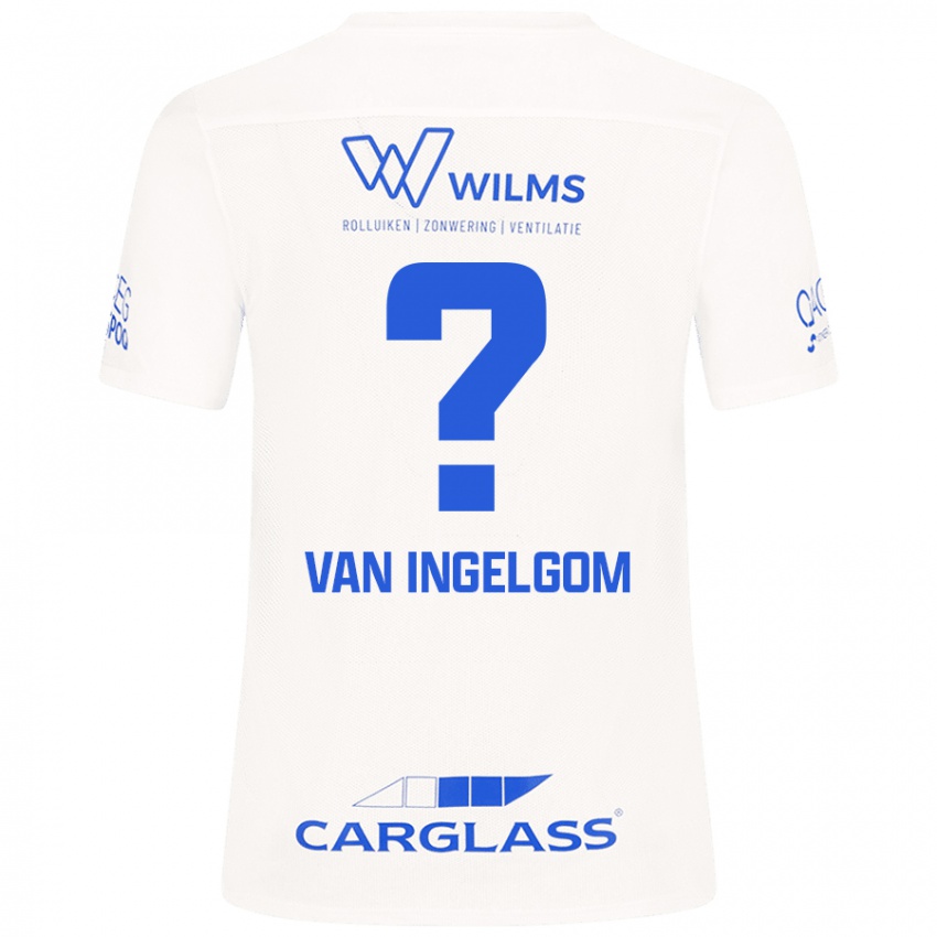 Homem Camisola Tijn Van Ingelgom #0 Branco Alternativa 2024/25 Camisa Brasil