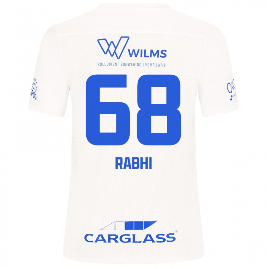 Homem Camisola Ayman Rabhi #68 Branco Alternativa 2024/25 Camisa Brasil