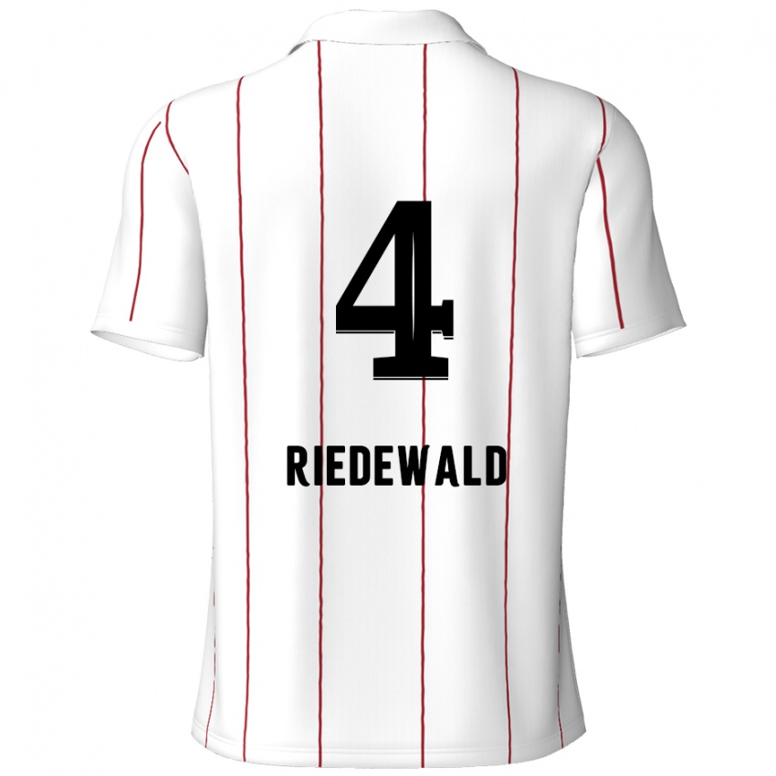 Homem Camisola Jairo Riedewald #4 Preto Branco Alternativa 2024/25 Camisa Brasil