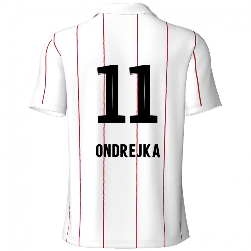 Homem Camisola Jacob Ondrejka #11 Preto Branco Alternativa 2024/25 Camisa Brasil