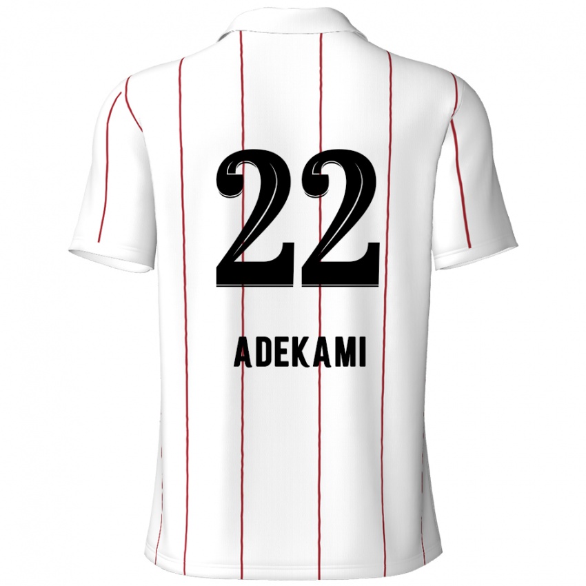 Homem Camisola Farouck Adekami #22 Preto Branco Alternativa 2024/25 Camisa Brasil