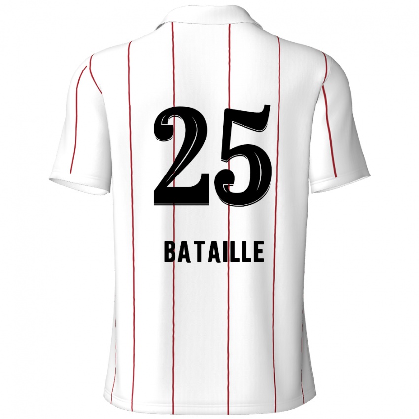 Homem Camisola Jelle Bataille #25 Preto Branco Alternativa 2024/25 Camisa Brasil