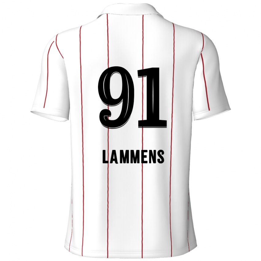 Homem Camisola Senne Lammens #91 Preto Branco Alternativa 2024/25 Camisa Brasil