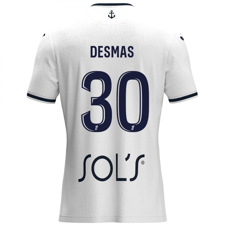 Homem Camisola Arthur Desmas #30 Azul Escuro Branco Alternativa 2024/25 Camisa Brasil