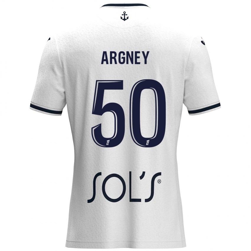 Homem Camisola Paul Argney #50 Azul Escuro Branco Alternativa 2024/25 Camisa Brasil