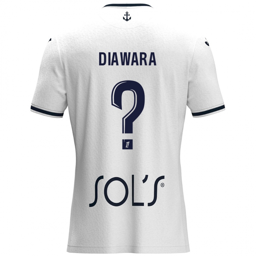 Homem Camisola Djimin Diawara #0 Azul Escuro Branco Alternativa 2024/25 Camisa Brasil