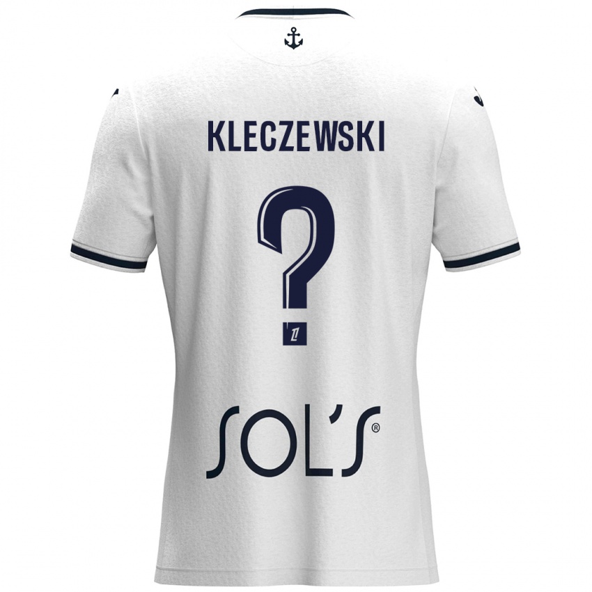 Homem Camisola Louise Kleczewski #0 Azul Escuro Branco Alternativa 2024/25 Camisa Brasil