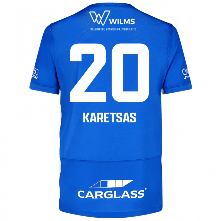 Mulher Camisola Konstantinos Karetsas #20 Azul Principal 2024/25 Camisa Brasil