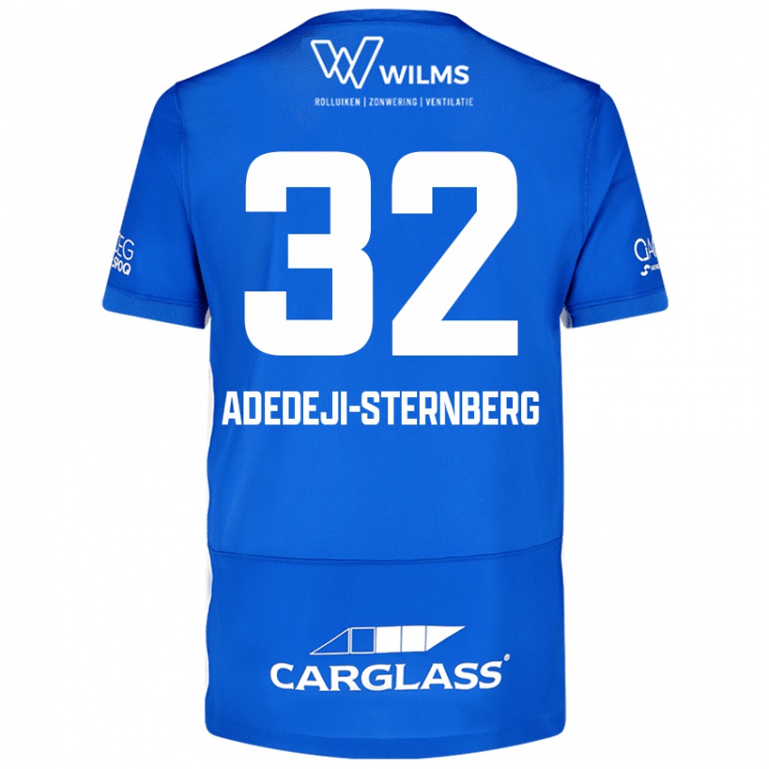 Mulher Camisola Noah Adedeji-Sternberg #32 Azul Principal 2024/25 Camisa Brasil