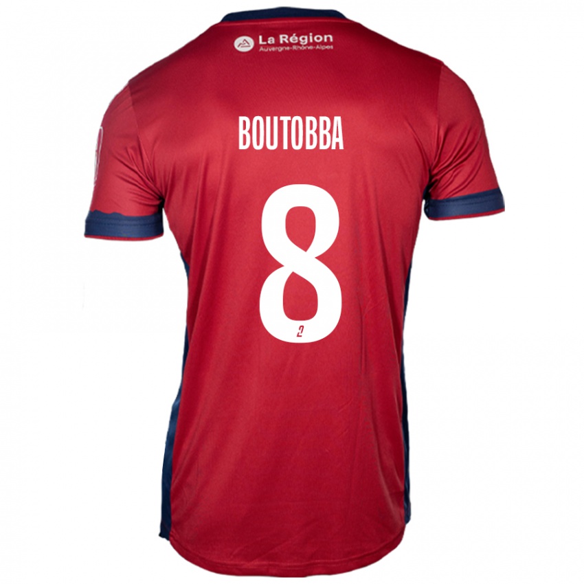 Mulher Camisola Bilal Boutobba #8 Ligeiro Bordeaux Principal 2024/25 Camisa Brasil