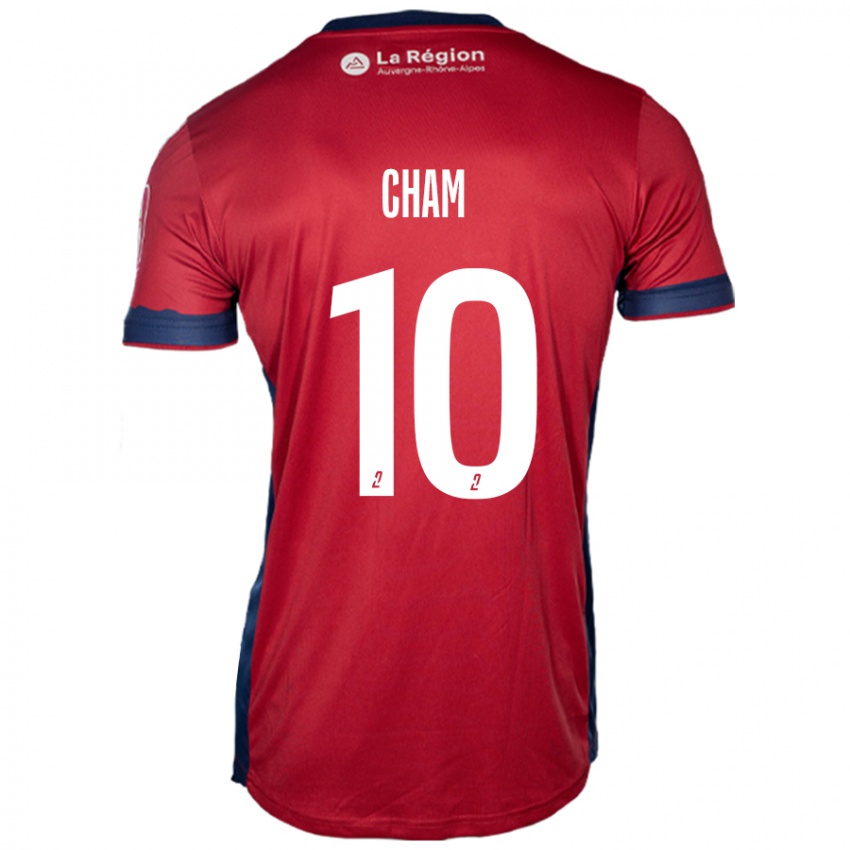 Mulher Camisola Muhammed Cham #10 Ligeiro Bordeaux Principal 2024/25 Camisa Brasil