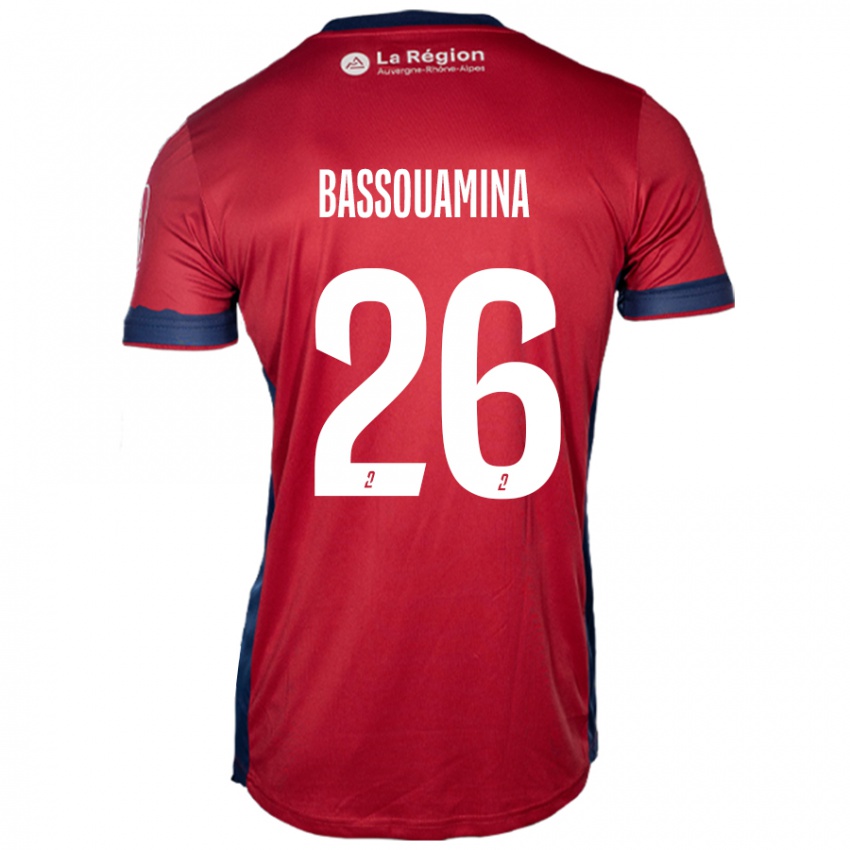 Mulher Camisola Mons Bassouamina #26 Ligeiro Bordeaux Principal 2024/25 Camisa Brasil