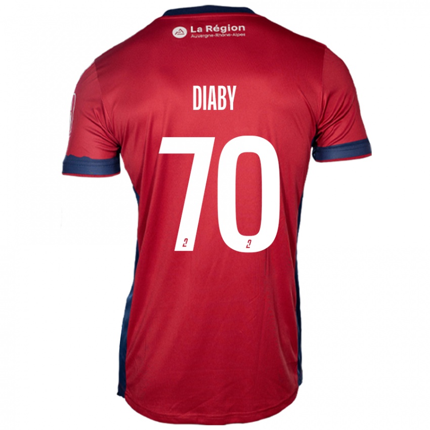 Mulher Camisola Yadaly Diaby #70 Ligeiro Bordeaux Principal 2024/25 Camisa Brasil