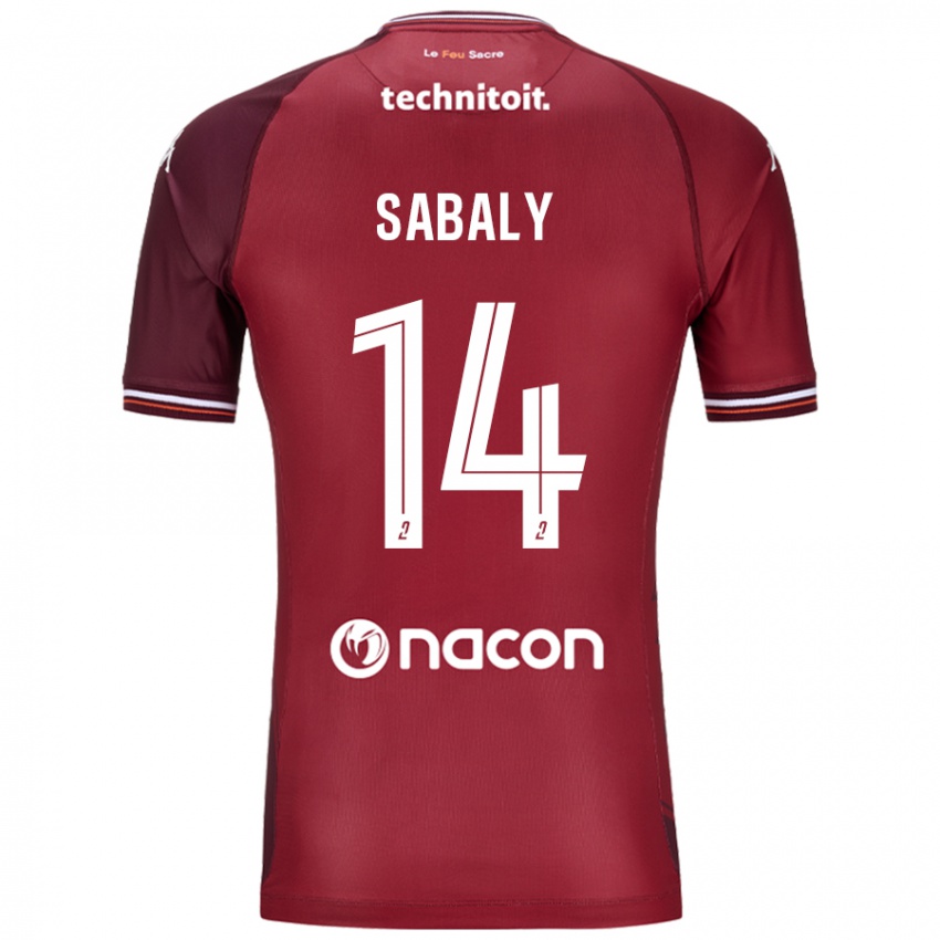 Mulher Camisola Cheikh Sabaly #14 Granata Vermelho Principal 2024/25 Camisa Brasil