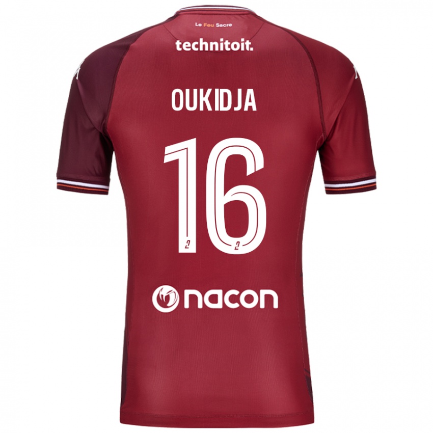 Mulher Camisola Alexandre Oukidja #16 Granata Vermelho Principal 2024/25 Camisa Brasil