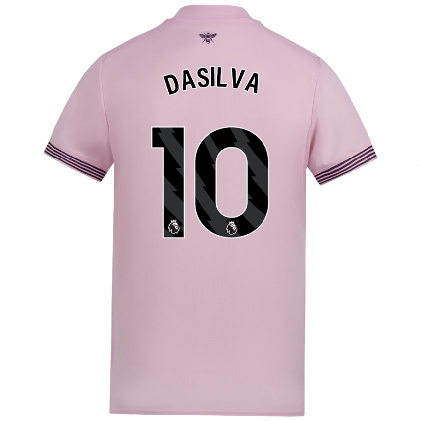 Mulher Camisola Josh Dasilva #10 Cor-De-Rosa Alternativa 2024/25 Camisa Brasil