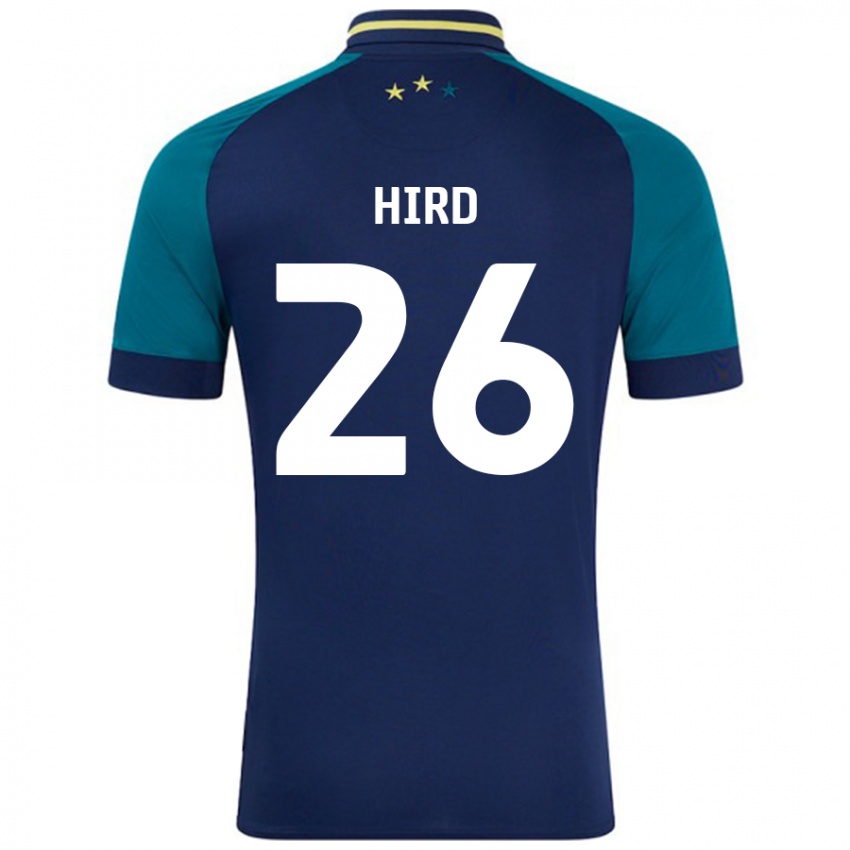 Mulher Camisola Kayley Hird #26 Verde Da Marinha Verde Alternativa 2024/25 Camisa Brasil