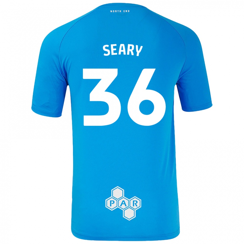 Mulher Camisola Josh Seary #36 Céu Azul Alternativa 2024/25 Camisa Brasil