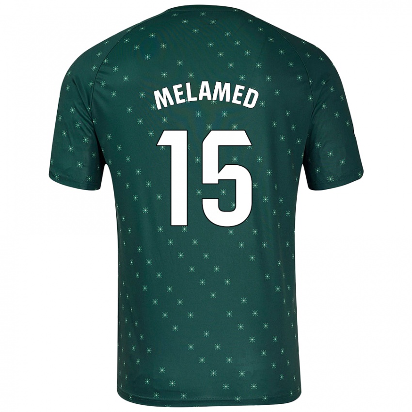 Mulher Camisola Nico Melamed #15 Verde Escuro Alternativa 2024/25 Camisa Brasil