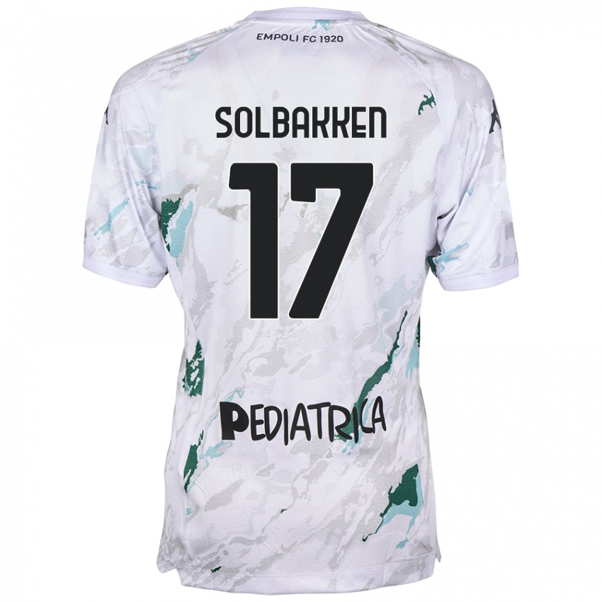 Mulher Camisola Ola Solbakken #17 Cinzento Alternativa 2024/25 Camisa Brasil