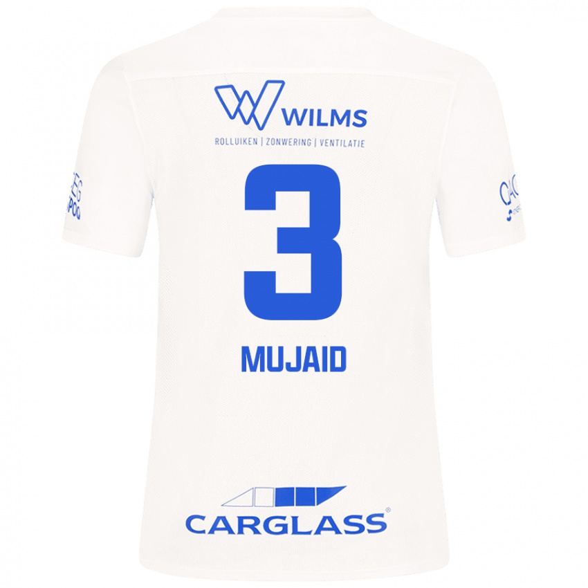 Mulher Camisola Mujaid Sadick #3 Branco Alternativa 2024/25 Camisa Brasil