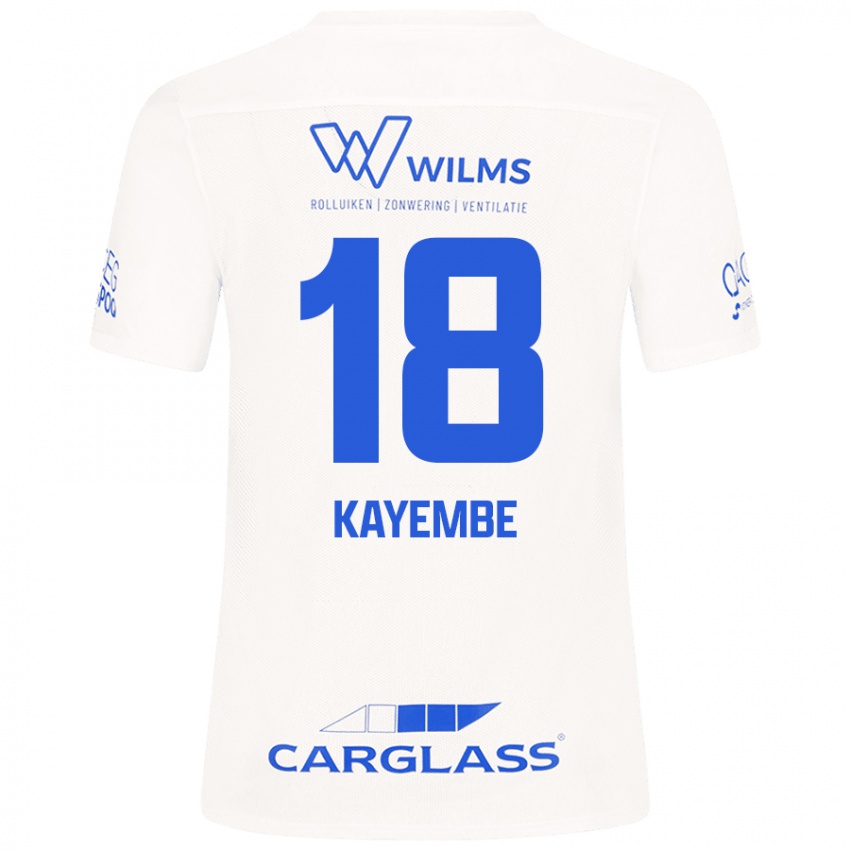 Mulher Camisola Joris Kayembe #18 Branco Alternativa 2024/25 Camisa Brasil