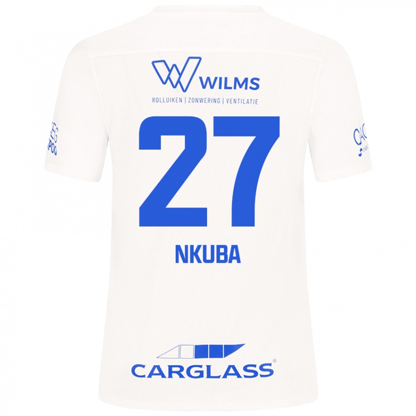 Mulher Camisola Ken Nkuba #27 Branco Alternativa 2024/25 Camisa Brasil