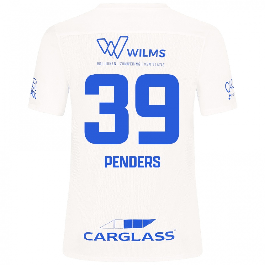 Mulher Camisola Mike Penders #39 Branco Alternativa 2024/25 Camisa Brasil