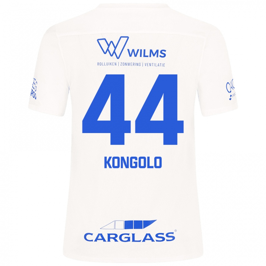 Mulher Camisola Josue Kongolo #44 Branco Alternativa 2024/25 Camisa Brasil