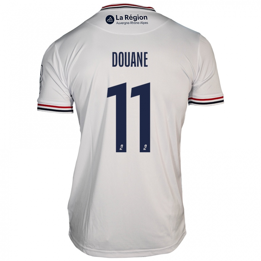 Mulher Camisola Maïdine Douane #11 Branco Alternativa 2024/25 Camisa Brasil