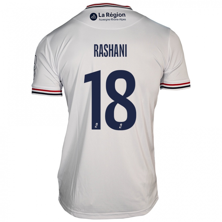 Mulher Camisola Elbasan Rashani #18 Branco Alternativa 2024/25 Camisa Brasil