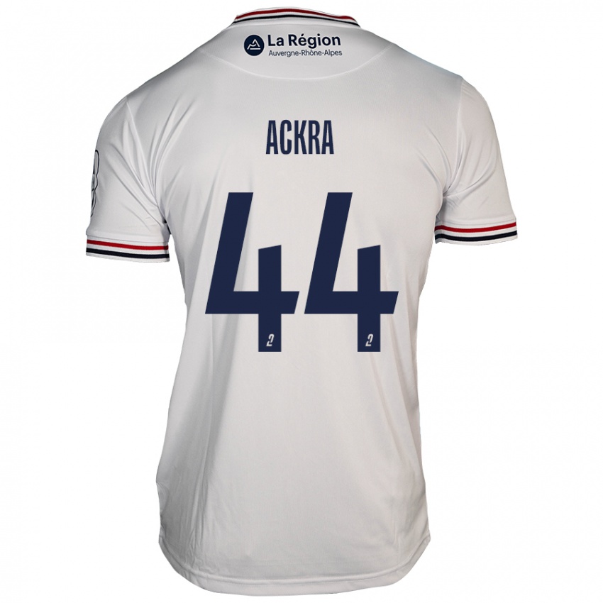 Mulher Camisola Allan Ackra #44 Branco Alternativa 2024/25 Camisa Brasil