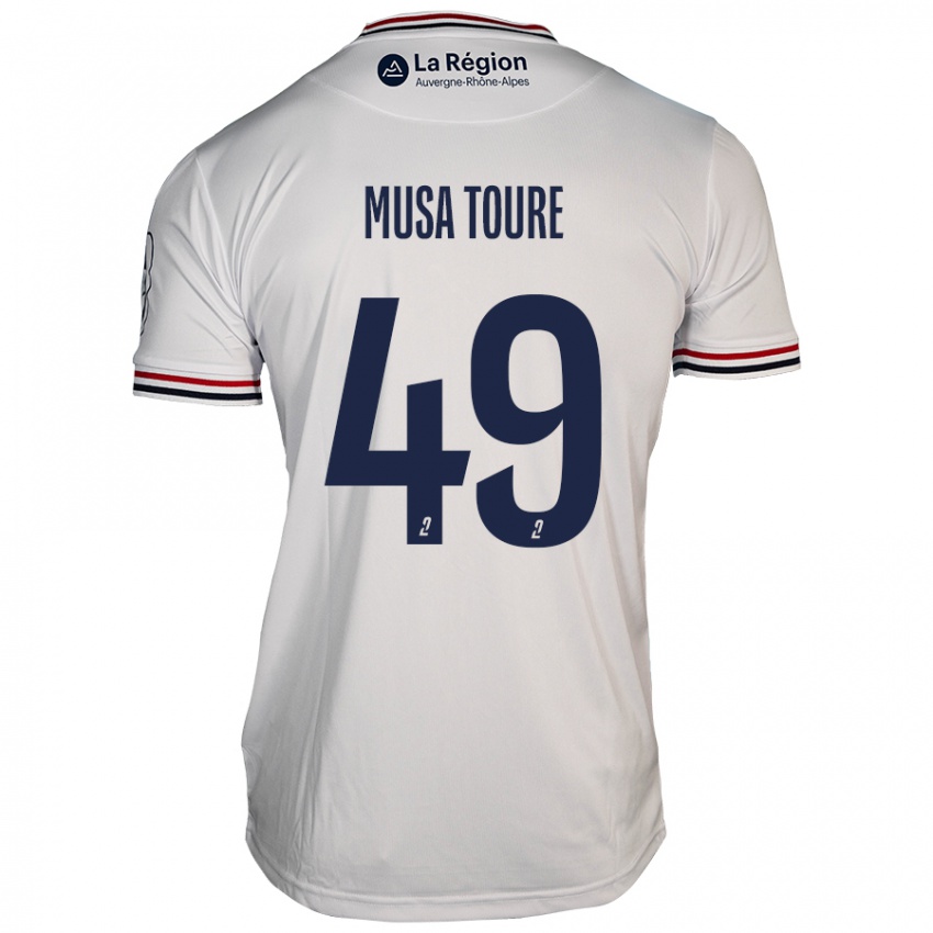 Mulher Camisola Musa Toure #49 Branco Alternativa 2024/25 Camisa Brasil