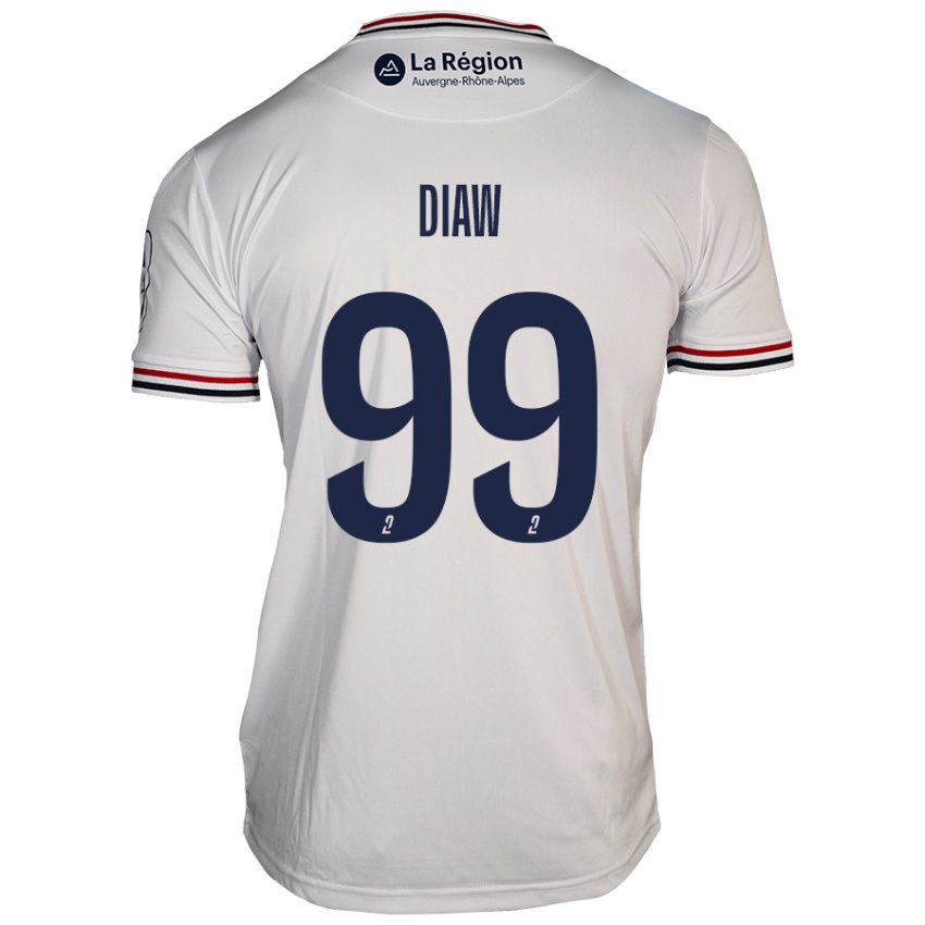 Mulher Camisola Mory Diaw #99 Branco Alternativa 2024/25 Camisa Brasil