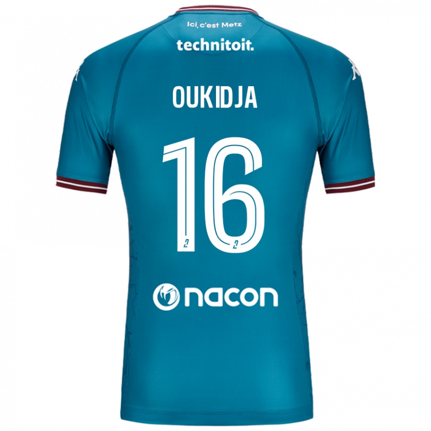 Mulher Camisola Alexandre Oukidja #16 Petrolo Bleu Alternativa 2024/25 Camisa Brasil