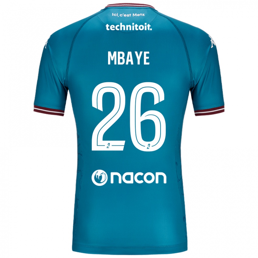 Mulher Camisola Malick Mbaye #26 Petrolo Bleu Alternativa 2024/25 Camisa Brasil