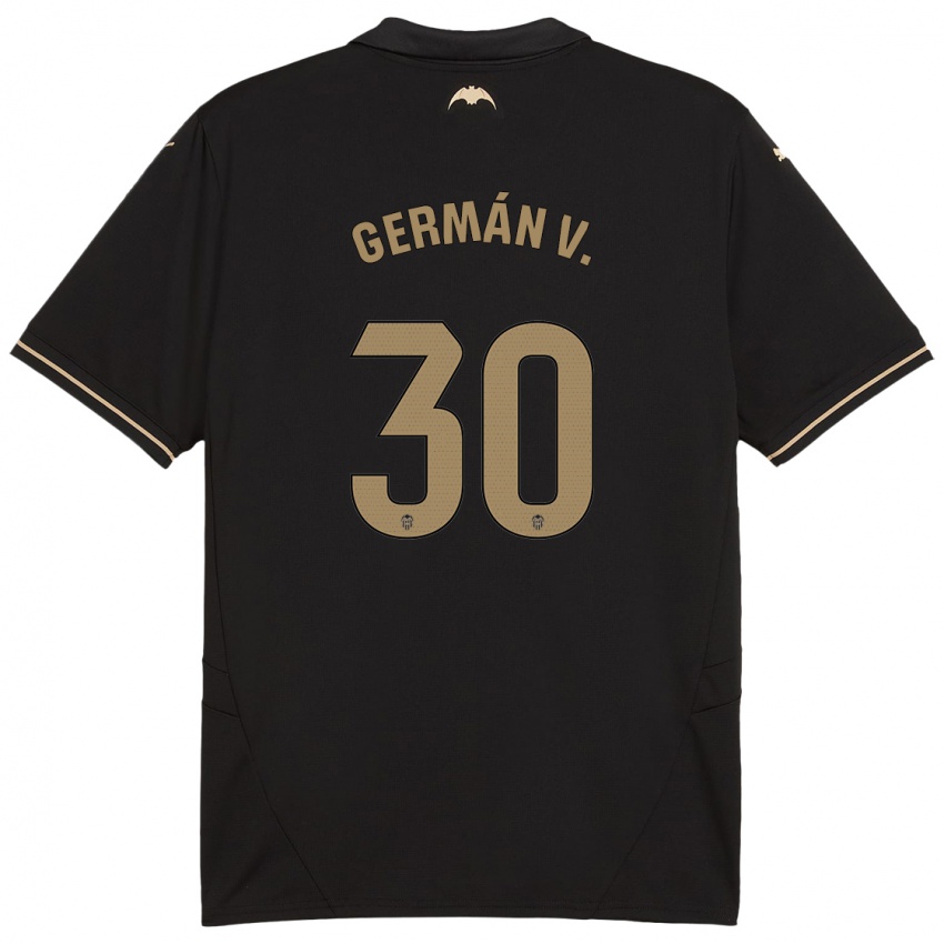 Criança Camisola German Valera #30 Preto Alternativa 2024/25 Camisa Brasil