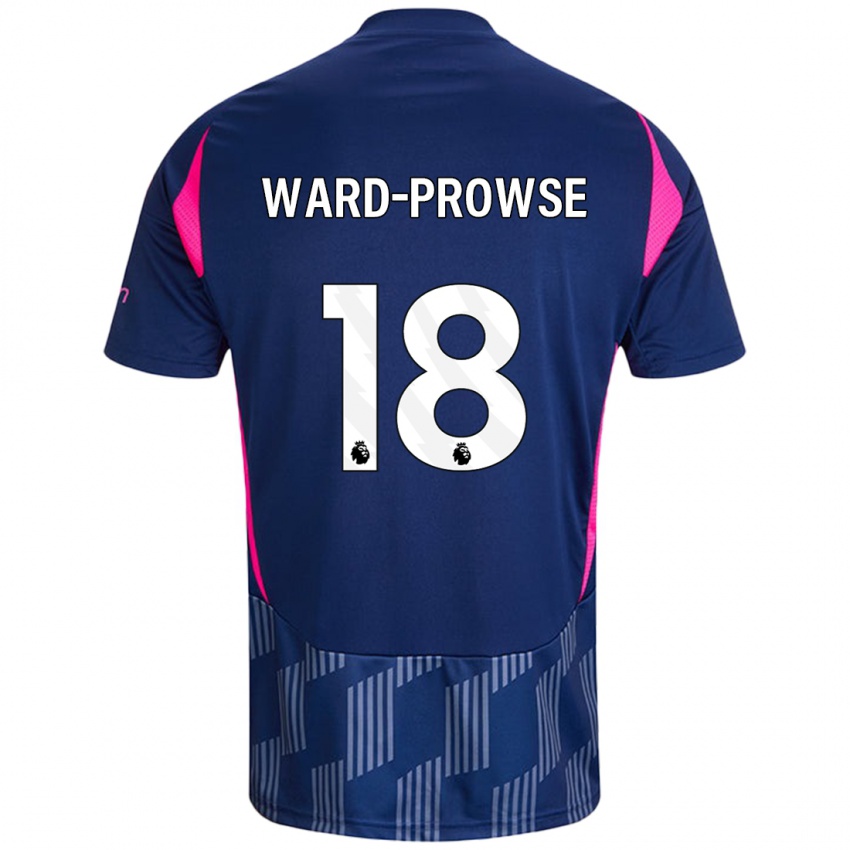 Criança Camisola James Ward-Prowse #18 Rosa Azul Real Alternativa 2024/25 Camisa Brasil