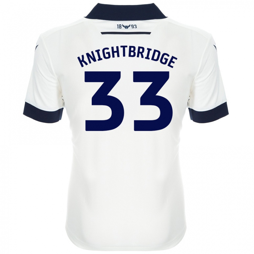 Criança Camisola Jacob Knightbridge #33 Azul-Marinho Branco Alternativa 2024/25 Camisa Brasil