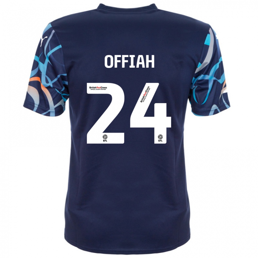 Criança Camisola Odel Offiah #24 Azul Marinho Alternativa 2024/25 Camisa Brasil