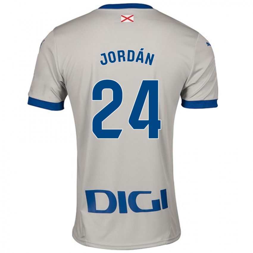 Criança Camisola Joan Jordán #24 Cinza Leve Alternativa 2024/25 Camisa Brasil