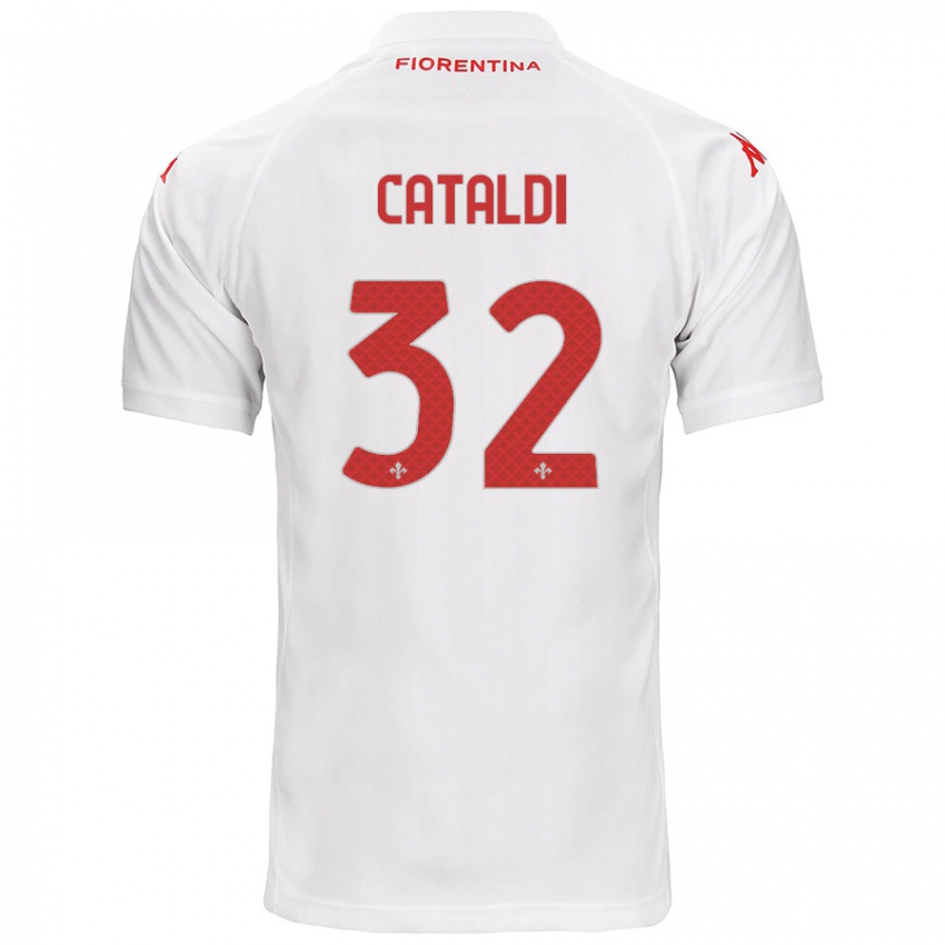 Criança Camisola Danilo Cataldi #32 Branco Alternativa 2024/25 Camisa Brasil