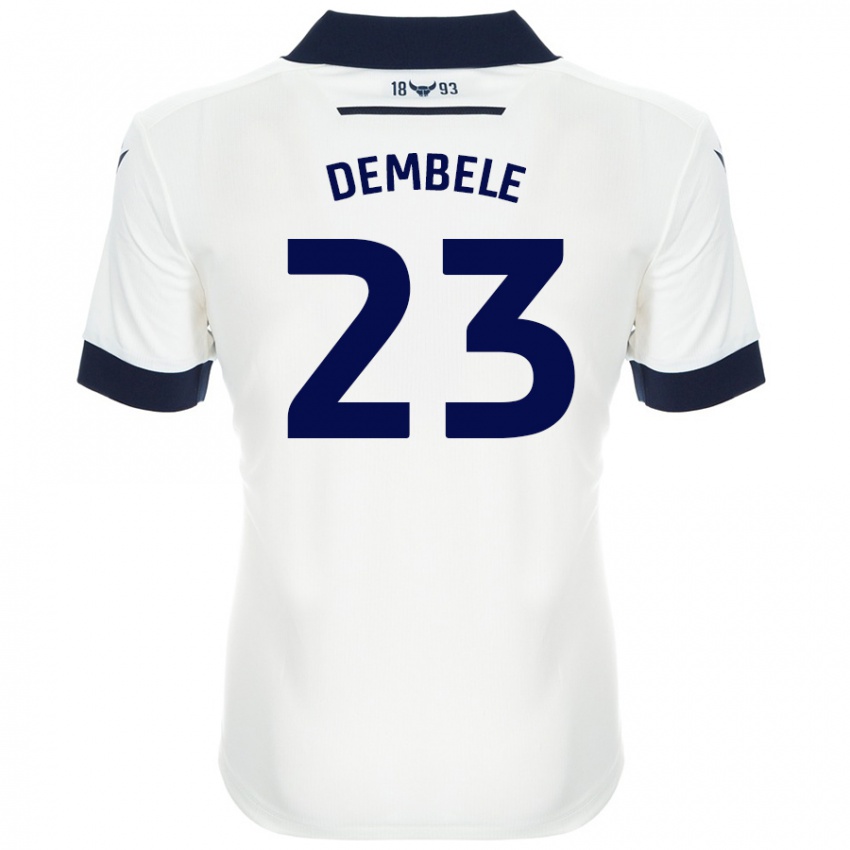 Criança Camisola Siriki Dembélé #23 Azul-Marinho Branco Alternativa 2024/25 Camisa Brasil