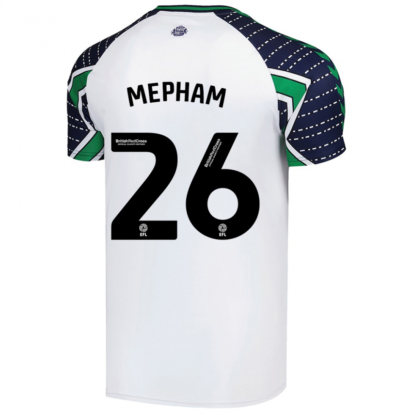 Criança Camisola Chris Mepham #26 Branco Alternativa 2024/25 Camisa Brasil