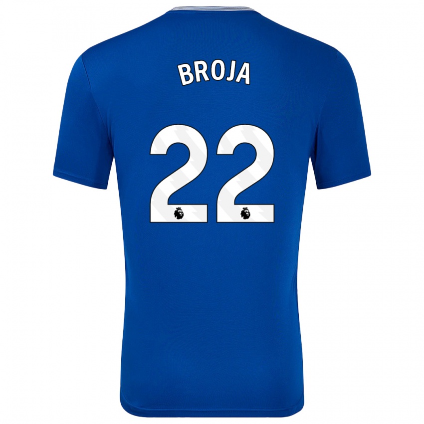 Homem Camisola Armando Broja #22 Azul Com Principal 2024/25 Camisa Brasil