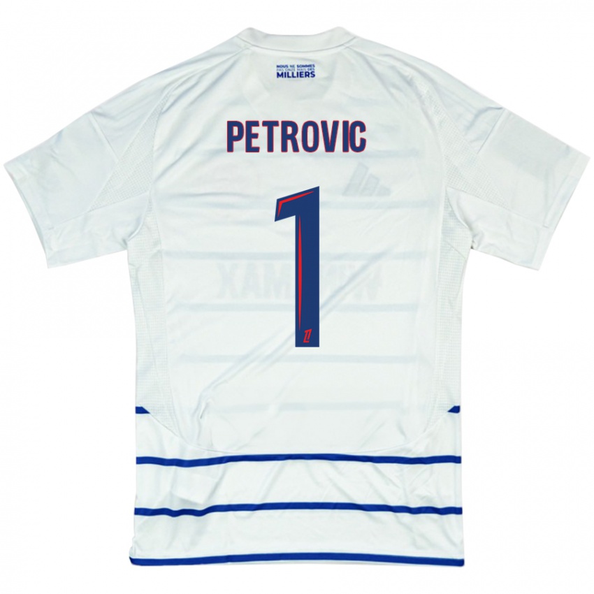 Homem Camisola Djordje Petrovic #1 Azul Branco Alternativa 2024/25 Camisa Brasil