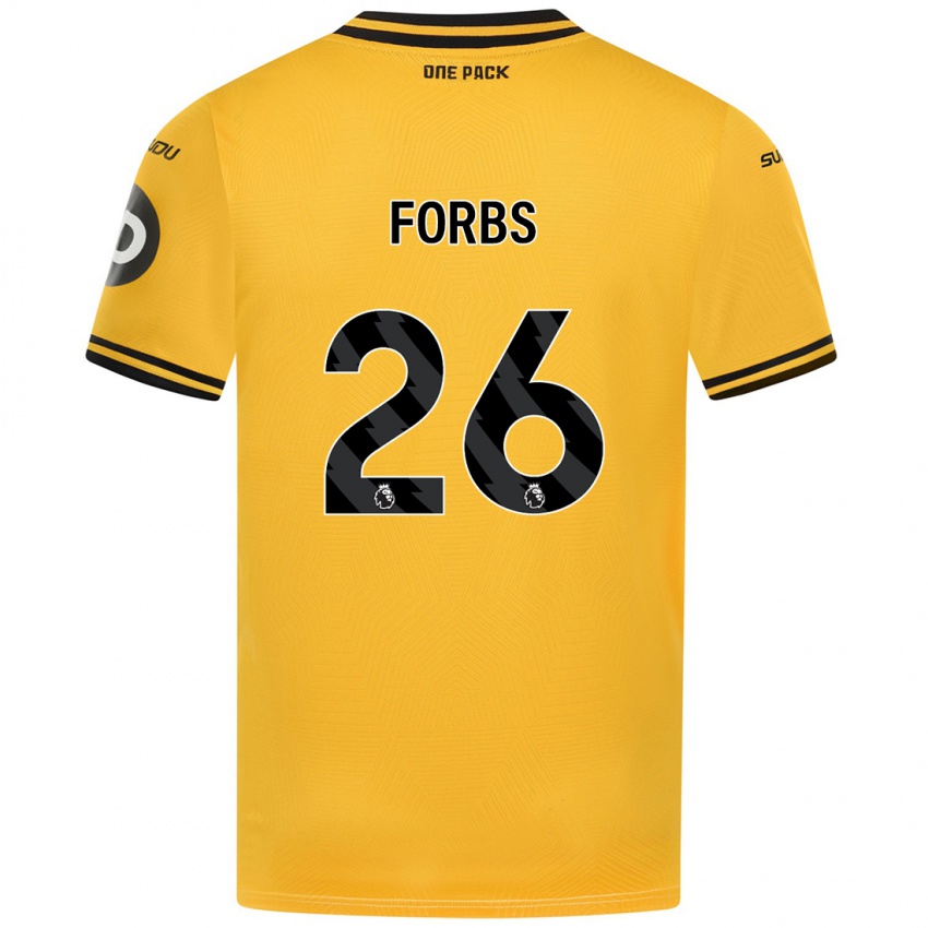 Homem Camisola Carlos Borges #26 Amarelo Principal 2024/25 Camisa Brasil